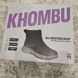 Khombu Black All-Weather Boots